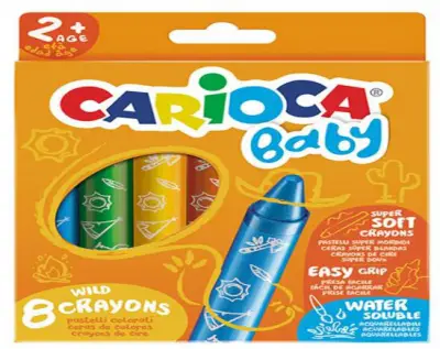 Carioca Jumbo Pastel Boya 8'li