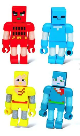 Uzayan MineCraft 4'lü Set